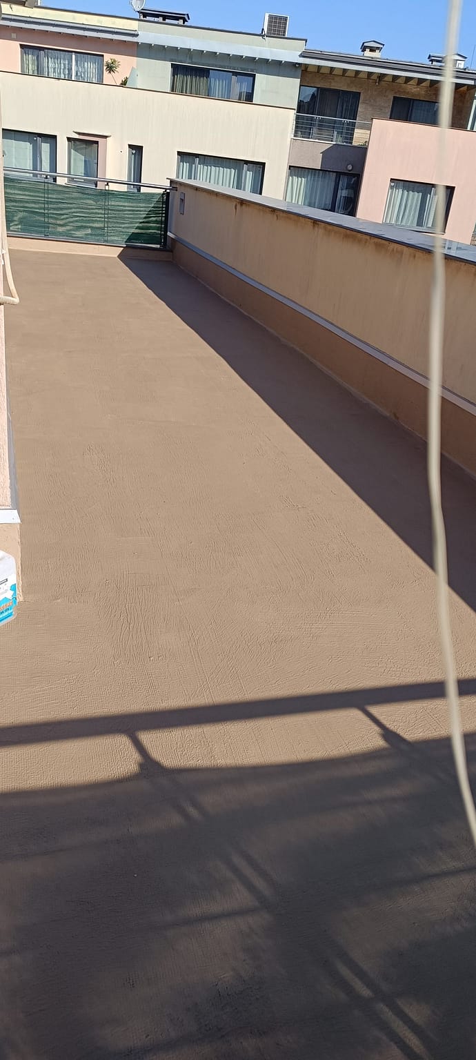 готова тераса след хидроизолация в София